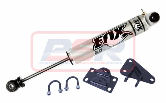 LANKIT-001 PSR Toyota Landcruiser 70 Series Fox 10" Steering Damper & Bracket Kit | Genuine PSR Steering Damper