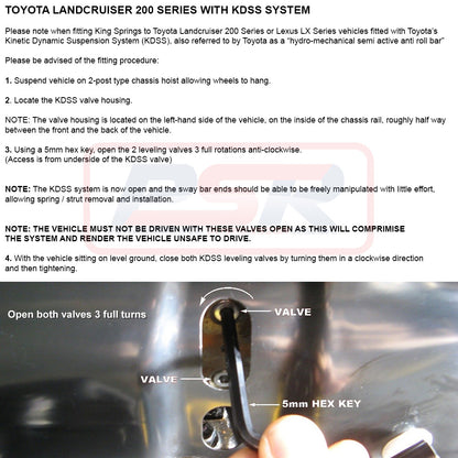 LANKIT-055 PSR Toyota Landcruiser 200 Series Bilstein 3" Lift Kit | Genuine PSR Lift Kit
