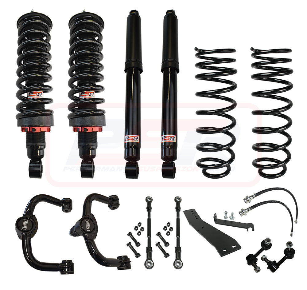 NAVKIT-027 Nissan Navara NP300 Coil Rear PSR TTG 4" Lift Kit LONG TRAVEL (2" Rear) | Genuine PSR TTG Lift Kit
