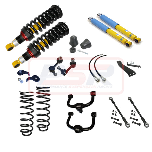 NAVKIT-037 PSR Nissan Navara NP300 Coil Rear Bilstein 2" Lift Kit LONG TRAVEL (1" Rear) | Genuine PSR Lift Kit