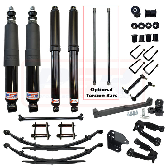 NAVKIT-059 Nissan Navara D22 PSR TTG 3" Lift Kit (2" Rear) DELUXE | Genuine PSR TTG Lift Kit