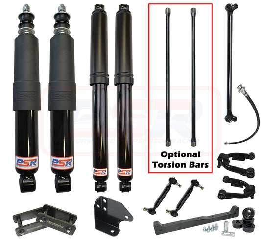 NAVKIT-066 Nissan Navara D22 PSR TTG 2" Lift Kit Long Travel Deluxe | Genuine PSR TTG Lift Kit