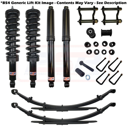 NAVKIT-077 Nissan Navara NP300 Coil Rear PSR B54 4" Lift Kit LONG TRAVEL (2" Rear) | Genuine PSR B54 Lift Kit