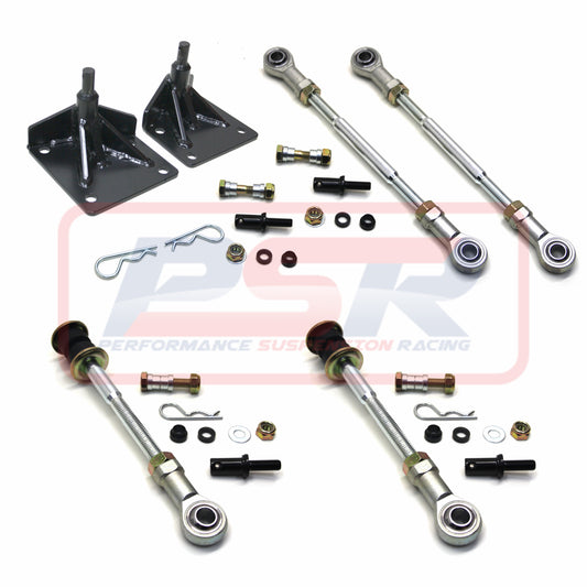 PATKIT-006 PSR Nissan Patrol GQ High Chassis Mount Swaybar Link Full Kit | Genuine PSR Suspension Component