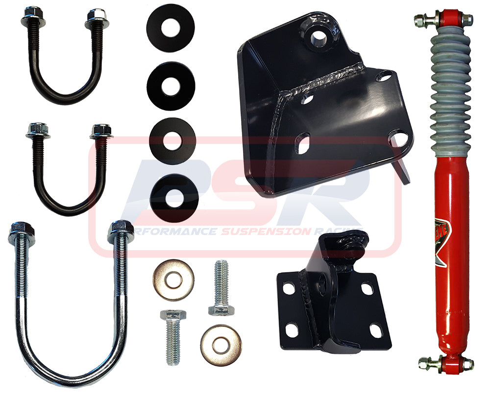 PATKIT-028 PSR Nissan Patrol GQ-GU EFS Tapered Pin Style Steering Damper & High Clearance Bracket Kit | Genuine PSR Steering Component
