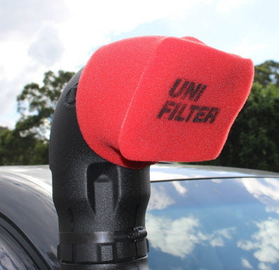 PRECLEAN43 Unifilter Uni Filter Small Pre-Oiled Snorkel Ram Head Cover | Genuine Unifilter Snorkel