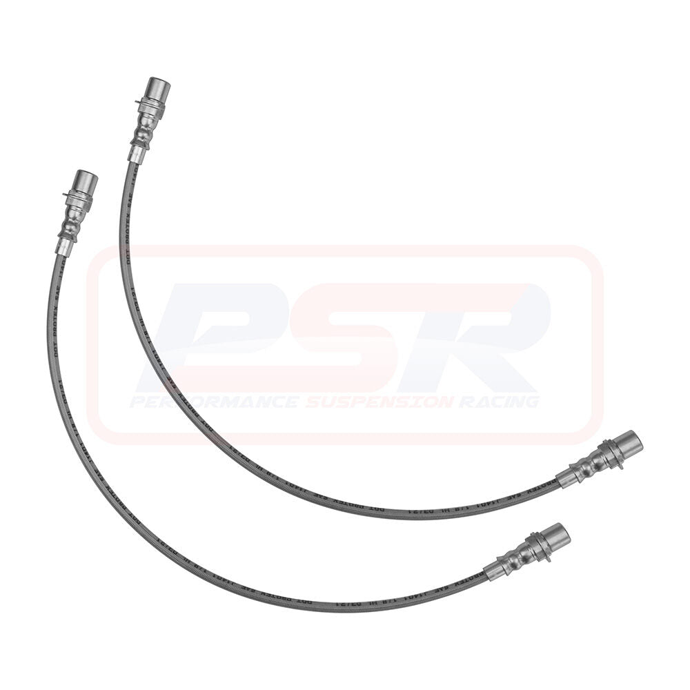 PSRBHHIL-004 PSR Toyota Hilux N70 / N80 / N90 Rear Braided Extended Brake Hoses - ABS DUAL HOSE | Genuine PSR Brake Part