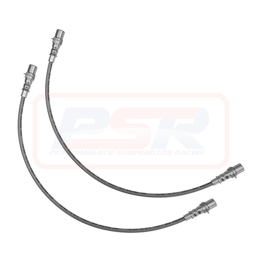 PSRBHHIL-004 PSR Toyota Hilux N70 / N80 / N90 Rear Braided Extended Brake Hoses - ABS DUAL HOSE | Genuine PSR Brake Part