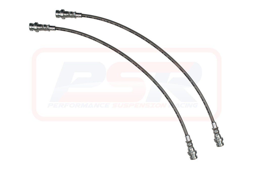 PSRBHNAV-006 PSR Nissan Navara D40 Rear Braided Extended Brake Hoses (6"/Long Tavel) - DUAL HOSE | Genuine PSR Brake Part