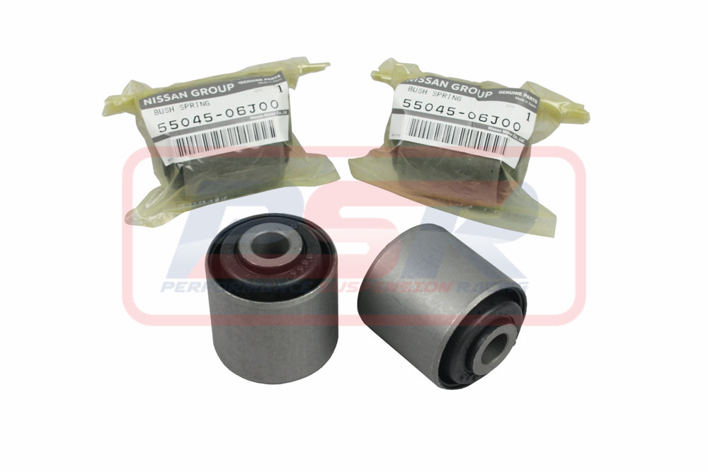 PSRBUSH-015 PSR Genuine Nissan Patrol GQ / GU Rubber Rear Trailing Arm Bush Set 55045-06J00 | Genuine PSR Suspension Component