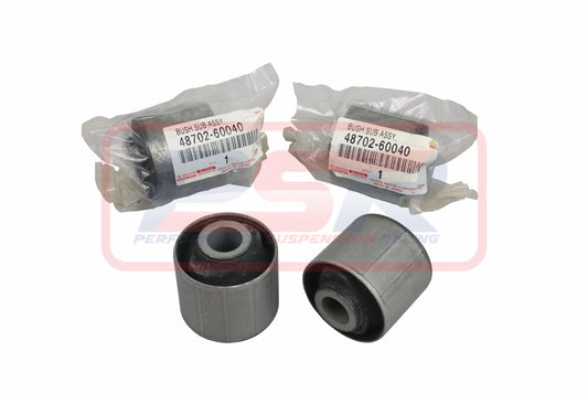 PSRBUSH-016 PSR Genuine Toyota Landcruiser Rubber Rear Lower Trailing Arm Bush Set 48702-60040 | Genuine PSR Suspension Bush