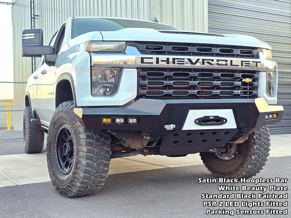 PSRCHEV-020-KIT PSR Khaos Chevrolet Silverado 2020-2023 2500-3500 Khaos Hoopless Bumper | Genuine PSR Khaos Bull Bar