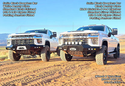 PSRCHEV-020-KIT PSR Khaos Chevrolet Silverado 2020-2023 2500-3500 Khaos Hoopless Bumper | Genuine PSR Khaos Bull Bar