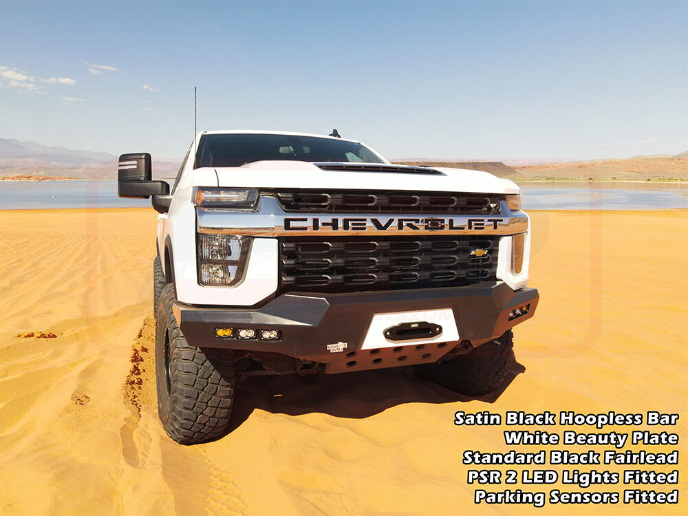 PSRCHEV-020-KIT PSR Khaos Chevrolet Silverado 2020-2023 2500-3500 Khaos Hoopless Bumper | Genuine PSR Khaos Bull Bar