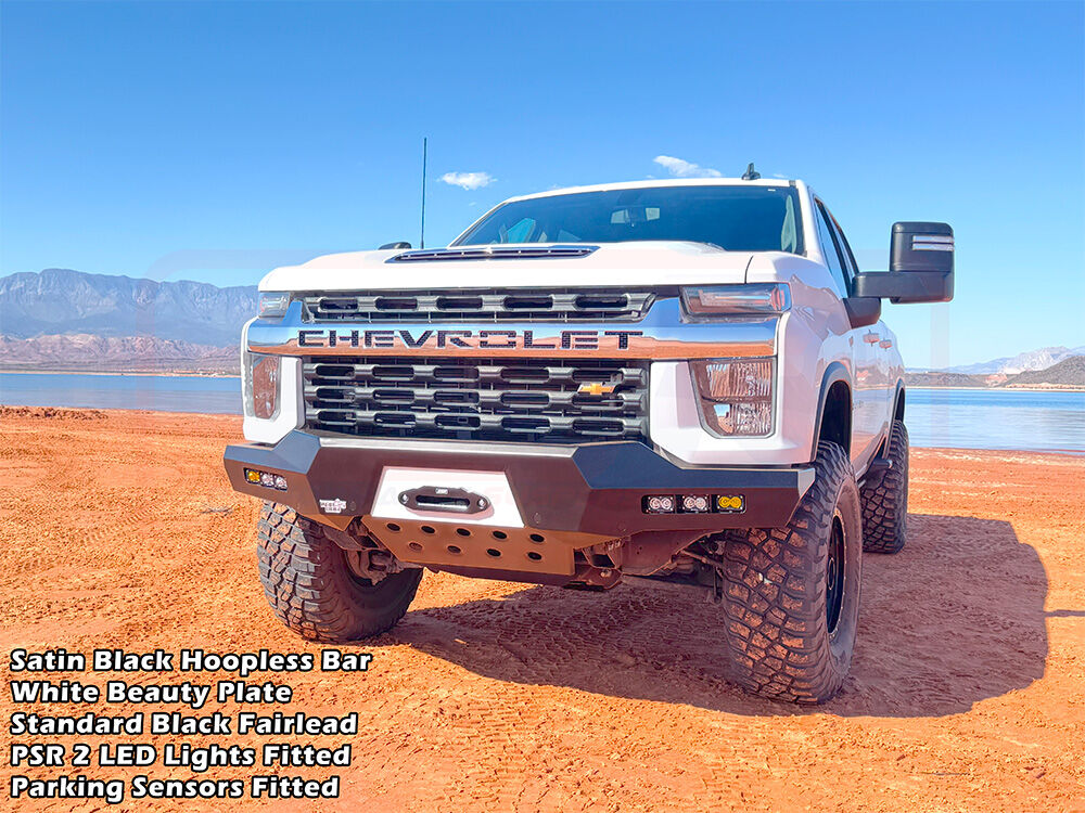 PSRCHEV-023-KIT PSR Khaos Chevrolet Silverado 2020-2023 2500-3500 Khaos Sheet Metal Hoop Bumper | Genuine PSR Khaos Bull Bar