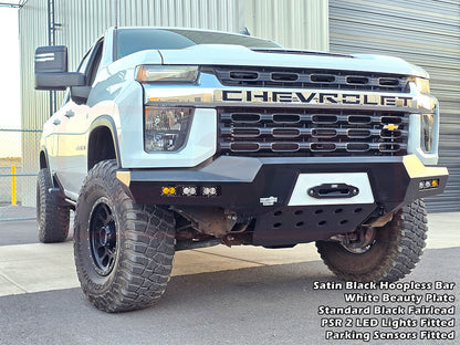 PSRCHEV-023-KIT PSR Khaos Chevrolet Silverado 2020-2023 2500-3500 Khaos Sheet Metal Hoop Bumper | Genuine PSR Khaos Bull Bar