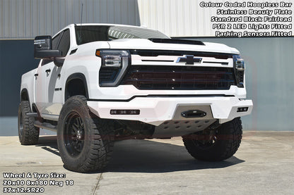 PSRCHEV-030-KIT PSR Khaos Chevrolet Silverado 2024-On 2500-3500 Khaos Hoopless Bumper | Genuine PSR Khaos Bull Bar