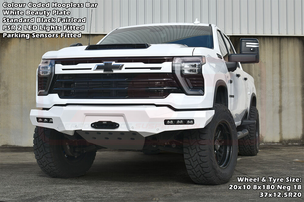 PSRCHEV-033-KIT PSR Khaos Chevrolet Silverado 2024-On 2500-3500 Khaos Sheet Metal Hoop Bumper | Genuine PSR Khaos Bull Bar