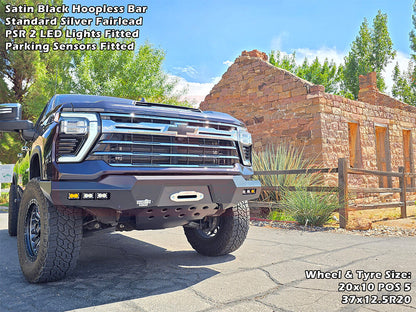 PSRCHEV-033-KIT PSR Khaos Chevrolet Silverado 2024-On 2500-3500 Khaos Sheet Metal Hoop Bumper | Genuine PSR Khaos Bull Bar