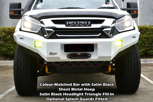 PSRDMAX-041-KIT PSR Ambush Isuzu D-MAX 2 (Strut Front) 2017-2020 Ambush Sheet Metal Hoop Bullbar | Genuine PSR Ambush Bull Bar