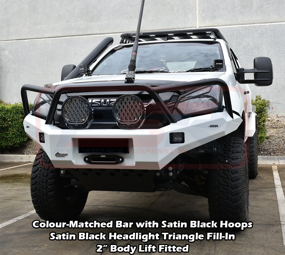 PSRDMAX-044-KIT PSR Ambush Isuzu D-MAX 2 (Strut Front) 2017-2020 Ambush Triple Hoop Bullbar | Genuine PSR Ambush Bull Bar
