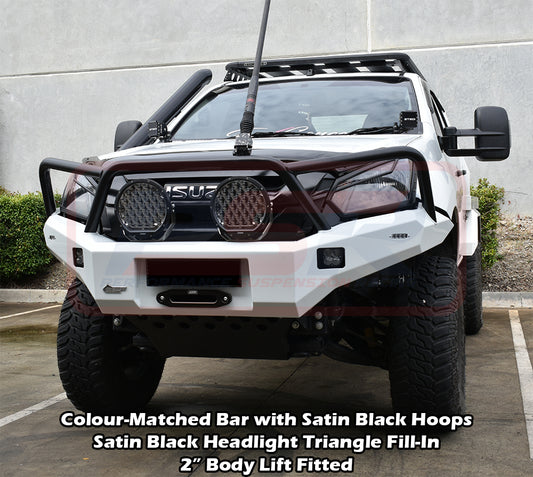 PSRDMAX-044-KIT PSR Ambush Isuzu D-MAX 2 (Strut Front) 2017-2020 Ambush Triple Hoop Bullbar | Genuine PSR Ambush Bull Bar