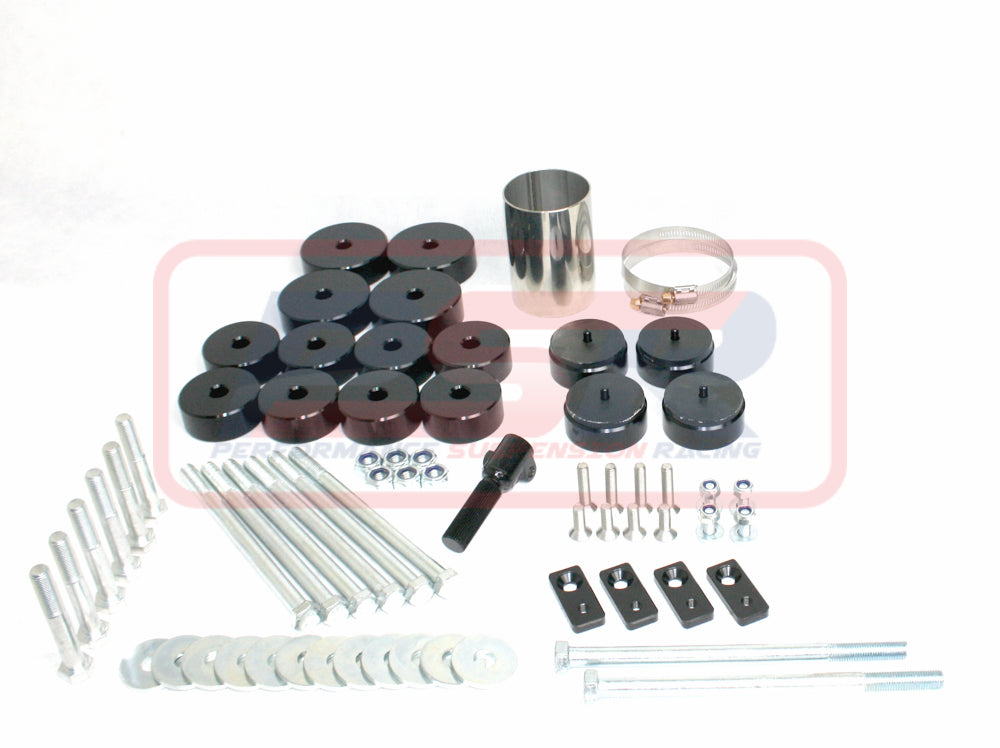 PSRHIL-047 PSR Toyota Hilux N70 05-15 1" Body Lift Kit (Single/Extra Cab with Tub) | Genuine PSR Body Lift Kit