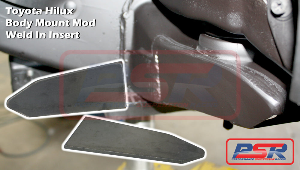 PSRHIL-067 PSR Toyota Hilux N70 05-15 Body Mount Mod Weld In Insert | Genuine PSR Suspension Component