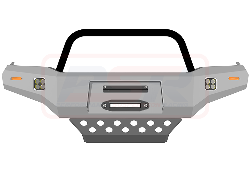 PSRHIL-103-KIT PSR Ambush Toyota Hilux N70 11-15 Ambush Single Hoop Bullbar | Genuine PSR Ambush Bull Bar - photo 4 of 7