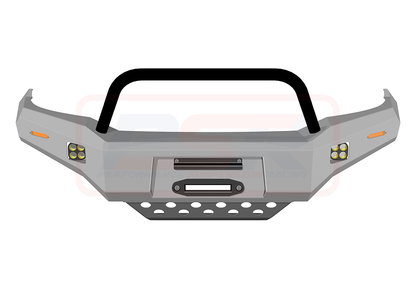 PSRHIL-103-KIT PSR Ambush Toyota Hilux N70 11-15 Ambush Single Hoop Bullbar | Genuine PSR Ambush Bull Bar - photo 5 of 7