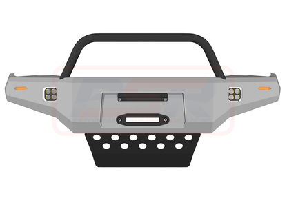 PSRHIL-123-KIT PSR Ambush Toyota Hilux N80 MK1-MK2 2016-4/2020 Ambush Single Hoop Bullbar | Genuine PSR Ambush Bull Bar - photo 5 of 7