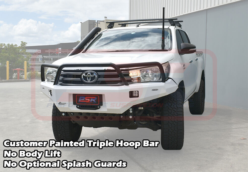 PSRHIL-124-KIT PSR Ambush Toyota Hilux N80 MK1-MK2 2016-4/2020 Ambush Triple Hoop Bullbar | Genuine PSR Ambush Bull Bar - photo 3 of 7