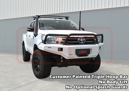 PSRHIL-124-KIT PSR Ambush Toyota Hilux N80 MK1-MK2 2016-4/2020 Ambush Triple Hoop Bullbar | Genuine PSR Ambush Bull Bar