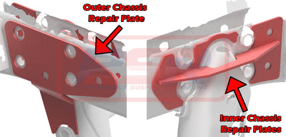 PSRLAN-031 PSR Toyota Landcruiser 80/105 Steering Box Mount Repair Kit | Genuine PSR Chassis Brace