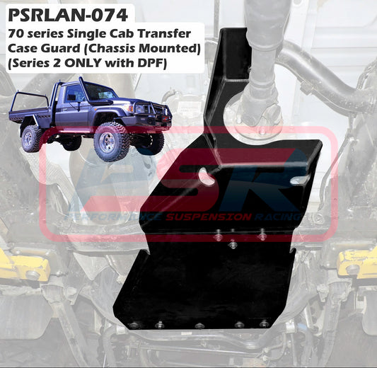 PSRLAN-074 PSR Toyota LandCruiser 70 Series Single Cab Transfer Case Guard (Chassis Mounted) (Series 2 Only with DPF) | Genuine PSR Underbody Protection