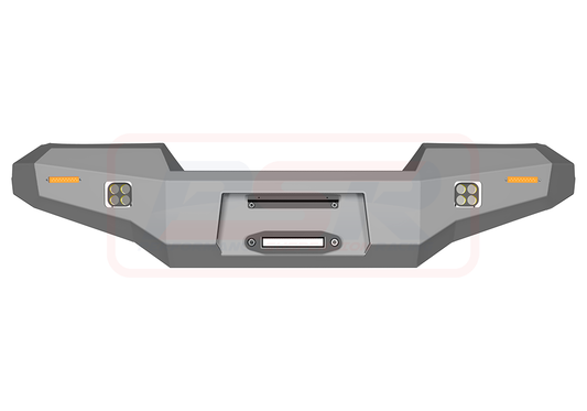 PSRLAN-120-KIT PSR Ambush Toyota Landcruiser 80 Series Ambush Hoopless Bullbar | Genuine PSR Ambush Bull Bar