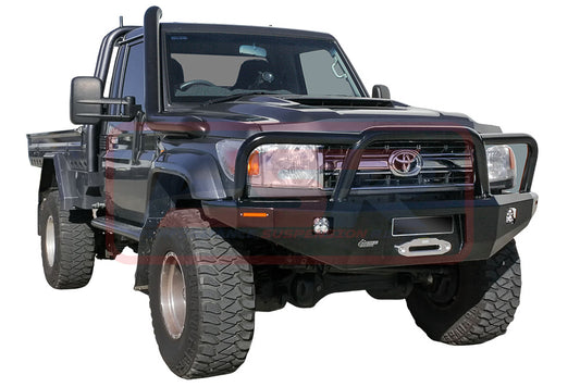 PSRLAN-146-KIT PSR Ambush Toyota Landcruiser 70 Series 2007-2023 Ambush Triple Hoop Bullbar (Big Tube) | Genuine PSR Ambush Bull Bar - photo 2 of 4