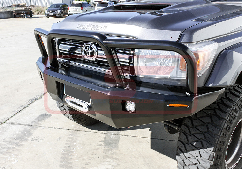 PSRLAN-146-KIT PSR Ambush Toyota Landcruiser 70 Series 2007-2023 Ambush Triple Hoop Bullbar (Big Tube) | Genuine PSR Ambush Bull Bar - photo 3 of 4