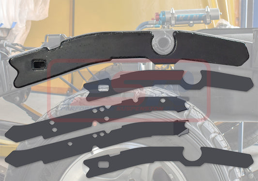 PSRLAN-168 PSR Toyota Landcruiser 70 Series Dual Cab DPF Chassis Brace (4 Plates) | Genuine PSR Chassis Brace
