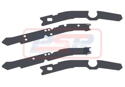 PSRLAN-168 PSR Toyota Landcruiser 70 Series Dual Cab DPF Chassis Brace (4 Plates) | Genuine PSR Chassis Brace