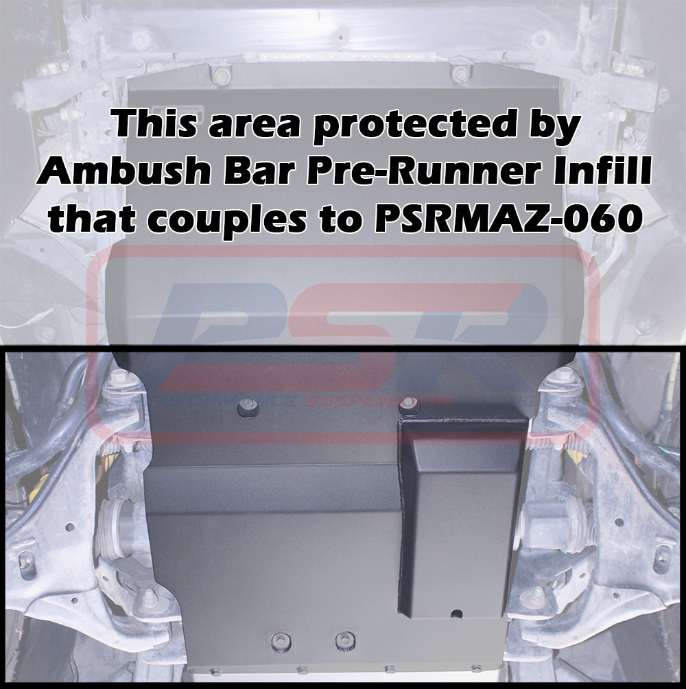 PSRMAZ-060 PSR Mazda BT50 2 / PX 2 - 3 Ranger Front Bash Guard (Suits Pre Runner Infill) | Genuine PSR Underbody Protection