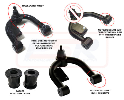 PSRNAV-020 PSRNAV-006 UCA Ball Joint 11 (V1-2 PRE 2020 POLY-URETHANE INNER BUSH) | Genuine PSR Suspension Component
