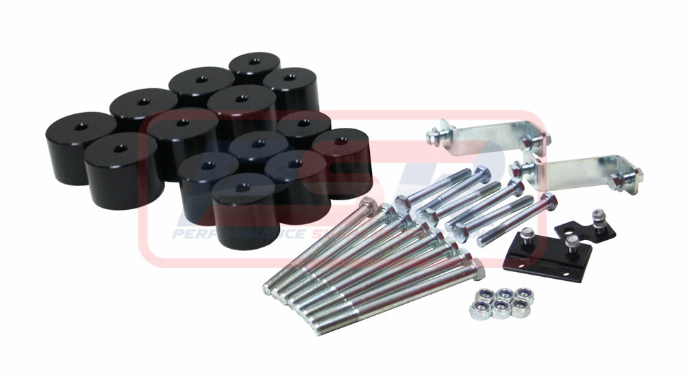 PSRNAV-040 PSR Nissan Navara NP300 1" Body Lift Kit Extra Cab (With Tray) | Genuine PSR Body Lift Kit