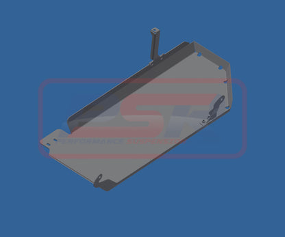 PSRNAV-044 PSR Nissan Navara D40 Fuel Tank Guard (Couples to Rear Guard) | Genuine PSR Underbody Protection