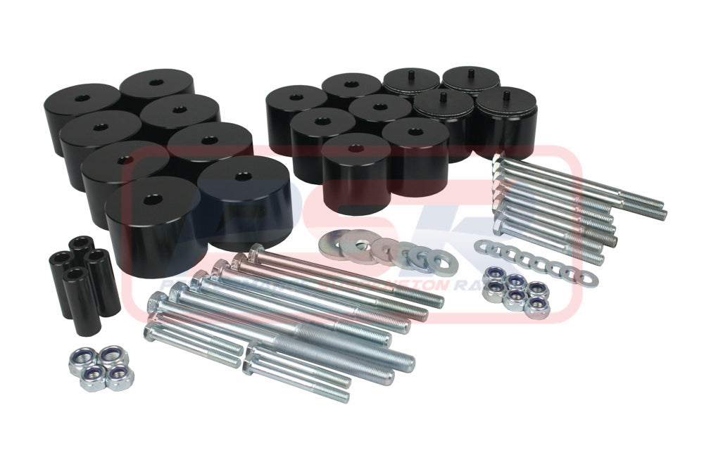 PSRNAV-066 PSR Nissan Navara D22 1" Body Lift Kit Dual Cab (with Tub) | Genuine PSR Body Lift Kit
