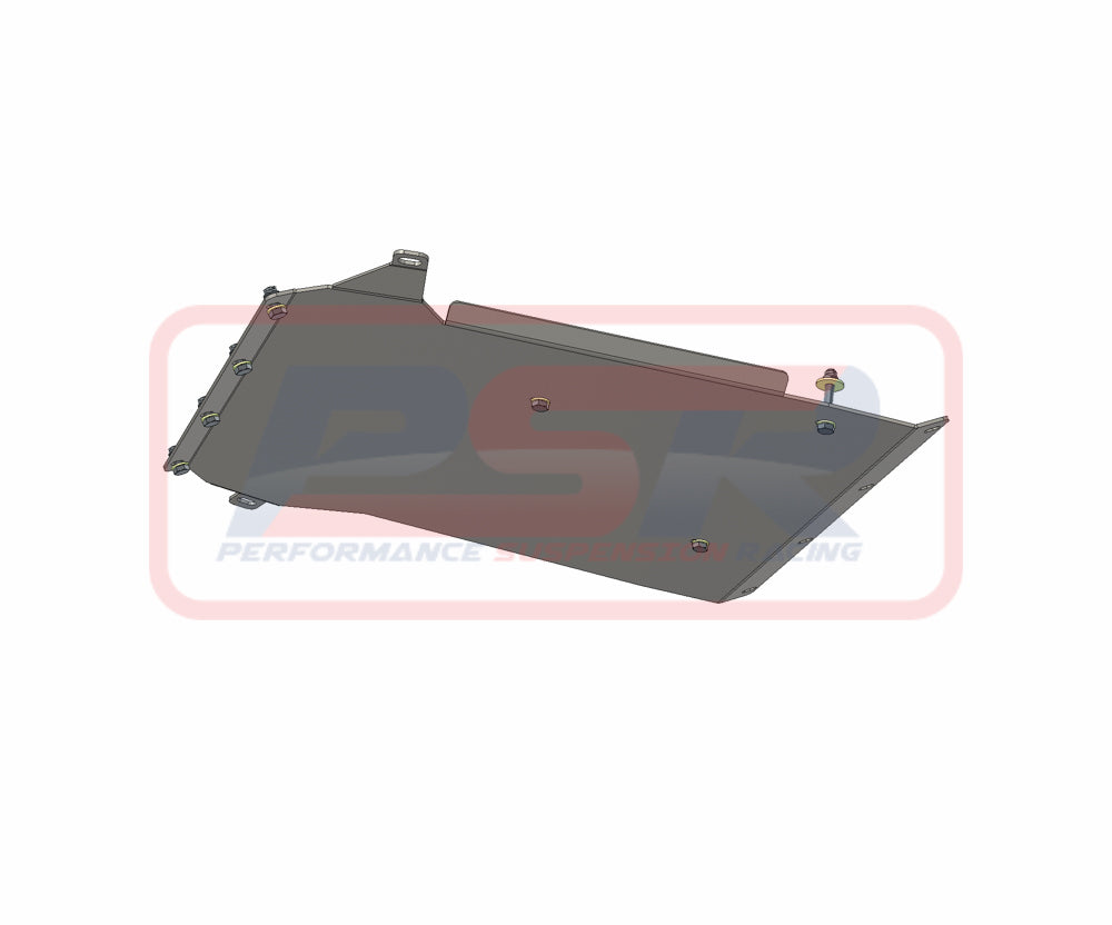 PSRNAV-069 Nissan Navara NP300 Mid Bash Guard (Couples to ALL front PSR guards to rear Center Fuel Tank Support) | Genuine PSR Bull Bar
