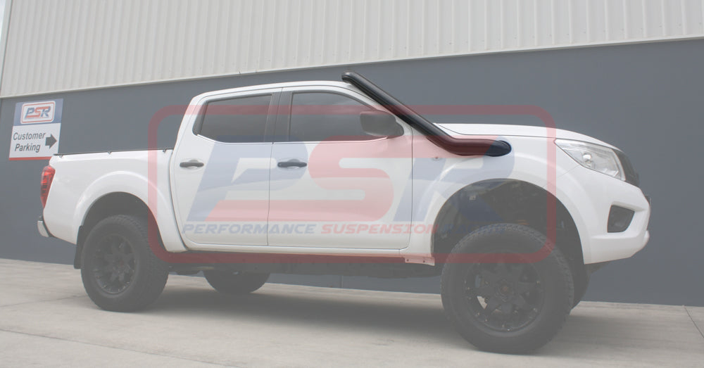 PSRNAV-078-POWDERCOATED-K PSR Nissan Navara NP300 4" Stainless Snorkel and Airbox (Powdercoated Finish) | Genuine PSR Snorkel