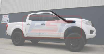 PSRNAV-078-POWDERCOATED-K PSR Nissan Navara NP300 4" Stainless Snorkel and Airbox (Powdercoated Finish) | Genuine PSR Snorkel