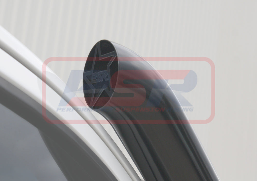 PSRNAV-078-POWDERCOATED-K PSR Nissan Navara NP300 4" Stainless Snorkel and Airbox (Powdercoated Finish) | Genuine PSR Snorkel