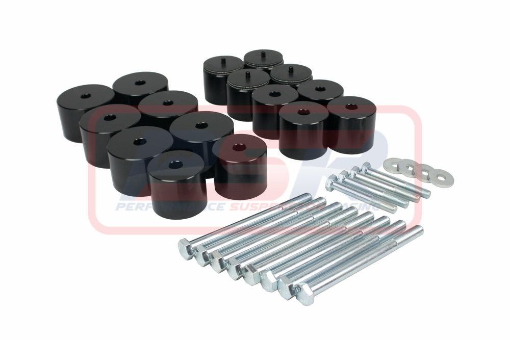 PSRNAV-105 PSR Nissan Navara D40 1" Body Lift Kit Dual Cab (With Tub) | Genuine PSR Body Lift Kit